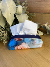 Load image into Gallery viewer, Blue water colour tissue purse
